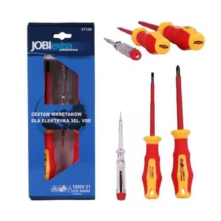 JOBI EXTRA WKRĘTAKI  3szt.DLA ELEKTRYKA