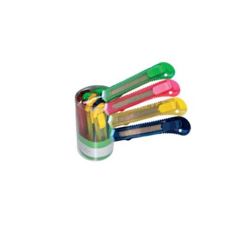 NOŻYK DO TAPET 18mm 12szt. TUBA /DR