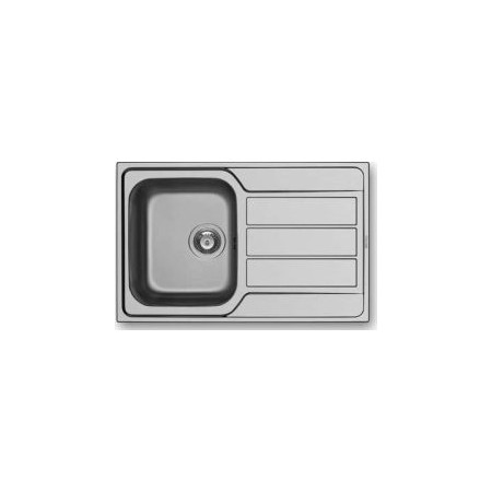 Zlewozmywak Pyramis ATHENA 79x50 stalowy 1-komorowy z ociekaczem