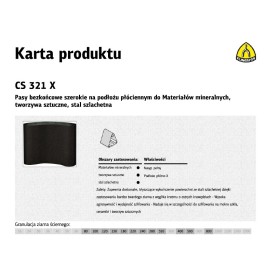 K.PASY BEZK. F4G 100* 1500 gr.100 CS321X 1szt.