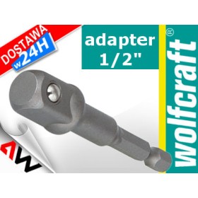 WOLFCRAFT ADAPTER DO KLUCZY NASADOWYCH UCHWYT 1/2" 72mm