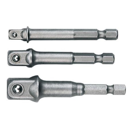 TOPEX KOMPLET ADAPTERÓW / UCHWYTÓW DO NASADEK 3szt. 1/2-3/8-1/4" 38D151
