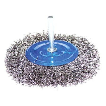 SZCZOTKA DRUCIANA TARCZOWA DRUCIANA Z TRZPIENIEM 120 mm SR-T120