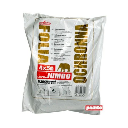 FOLIA MALARSKA 4*5 JUMBO GRUBA TRANSPARENTNA