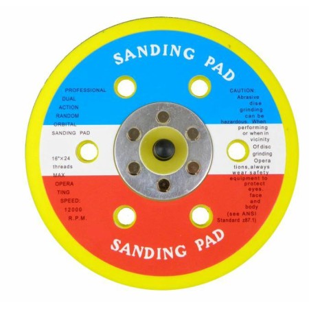 DYSK DO SZLIFIERKI MIMOŚRODOWEJ 125mm PNEUMATYCZNEJ /SILVER