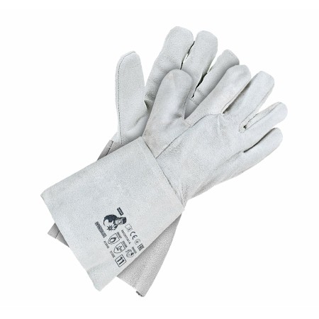 RĘKAWICE SPAWALNICZE 35cm WYKONANE ZE