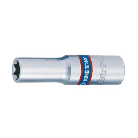 KING TONY NASADKA DŁUGA GWIAZDKOWA / TORX 3/8" E6 x 63mm CHROM