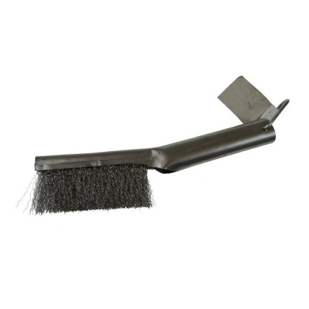 SZCZOTKA DRUCIANA METALOWA RĄCZKA 110mm/240mm