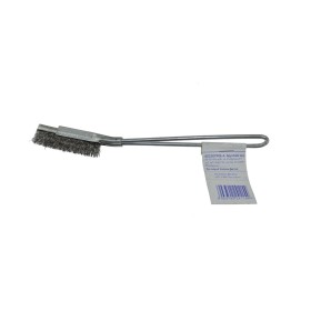 SZCZOTKA DRUCIANA METALOWA RĄCZKA 90mm/210 mm WYGIĘTA