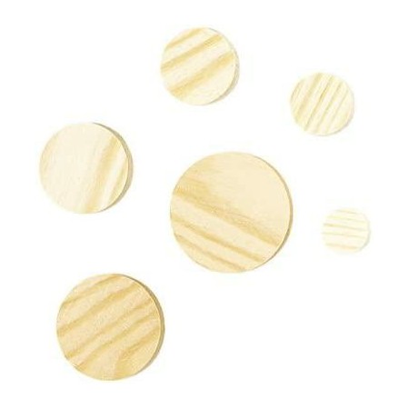 WOLFCRAFT PŁYTKA MASKUJĄCA 35mm SOSNOWA /10szt.