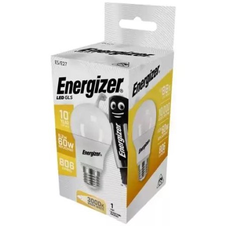 ENERGIZER ŻARÓWKA BULB 8,8W / 60W E27 806LM BARWA CIEPŁA