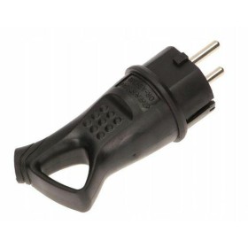 ORNO WTYCZKA GUMOWA Z UCHWYTEM IP44 CZARNA 2P+Z