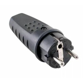 ORNO WTYCZKA GUMOWA PROSTA IP44 CZARNA 2P+Z