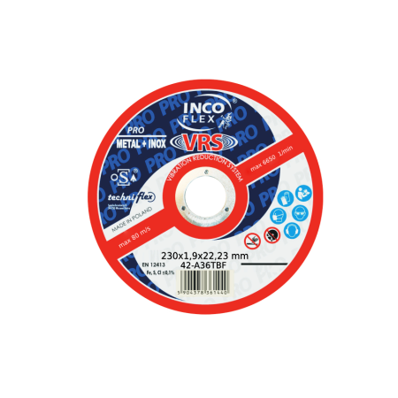 TARCZA METAL INCOFLEX  230*1,9 PRO