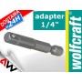 WOLFCRAFT ADAPTER KLUCZY NASADOWYCH 1/4" - 6-KĄT 1/4"