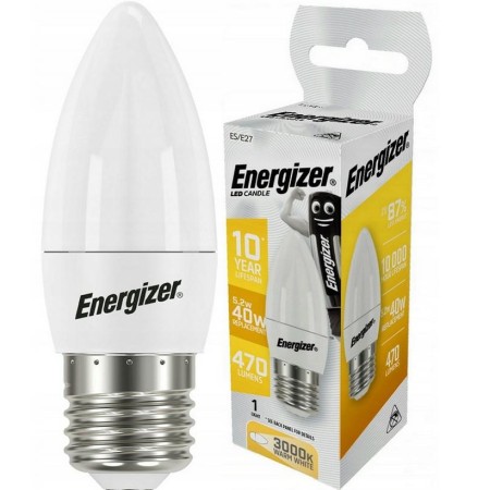 ENERGIZER ŻARÓWKA CANDLE 5,2W / 40W E27 470LM BARWA NEUTRALNA