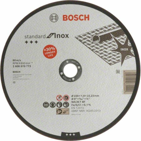 BOSCH TARCZA MET.230mm x 1,9mm x 22mm STANDARD FOR INOX