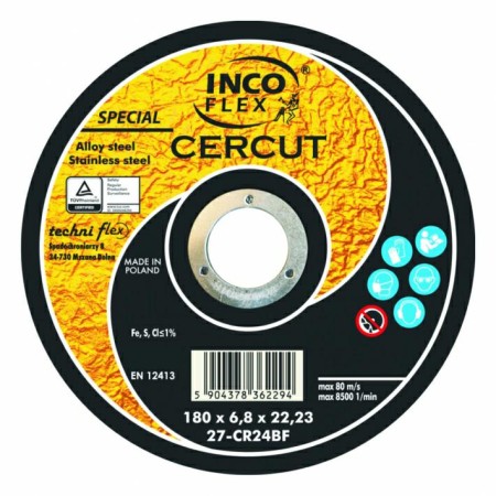 TARCZA METAL INCOFLEX  125*1,0 CERCUT
