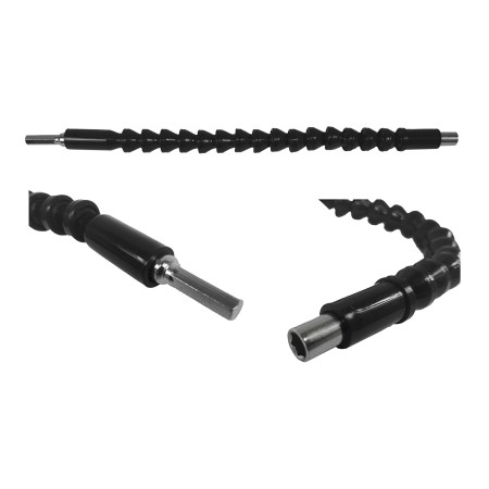 PRZEDŁUŻKA DO BITÓW ELASTYCZNA 300mm /SILVER