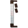 TERMOMETR ZAOKIENNY 19,5cm BRĄZOWY