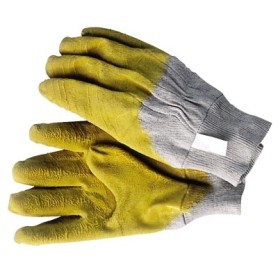 RĘKAWICE GUMA-ŻÓŁTE 411