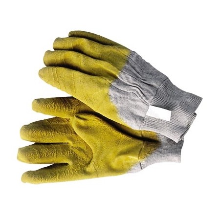 RĘKAWICE GUMA-ŻÓŁTE 411