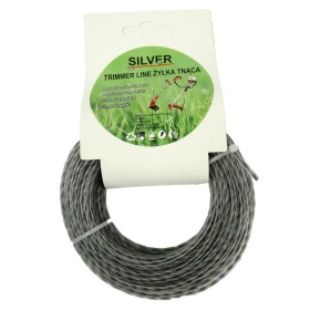 ŻYŁKA TNĄCA 2,65x15  SKRĘCONA/KARBOWANA  /SILVER