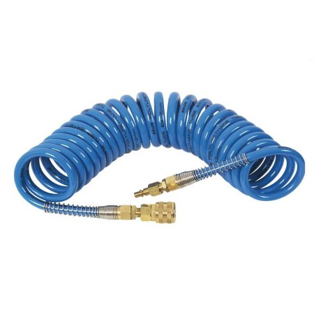 NEO PRZEWÓD PNEUMATYCZNY SPIRALNY 6 x 10mm 15m POLIURETANOWY, ZE ZŁĄCZKAMI