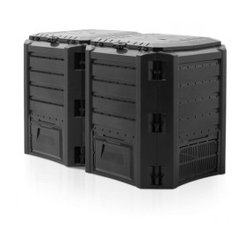 PROSPERPLAST KOMPOSTOWNIK  800L CZARNY MODULE 2-SEGMENTY 1350 x 719 x 826mm