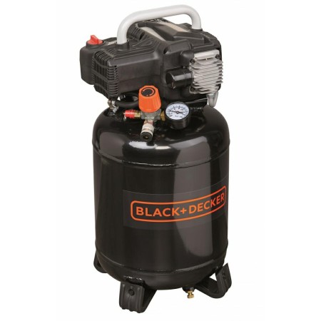 BLACK&DECKER SPRĘŻARKA BEZOLEJOWA PIONOWA 24L 1,5KM 8BAR 180 L/min