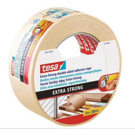 TESA TAŚMA DWUSTRONNA 25m x 50mm EXTRA STRONG