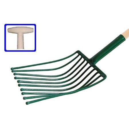 KARD WIDŁY DO ZIEMNIAKÓW 10-ZĘBÓW Z TRZONKIEM TYPU "T" 100cm