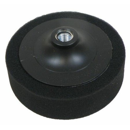 DYSK 125mm POLERSKI GĄBKA CZARNA  M14 MIĘKKA/SILVER