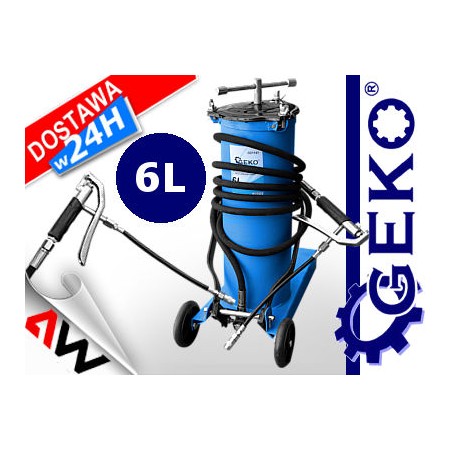 TOWOTNICA NOŻNA  6L +WĄŻ 4m/GEKO