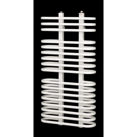 Grzejnik łazienkowy Luxor LUX-D 2/40 gięty w kształcie „dipola” z podłączeniem dolnym lub bocznym