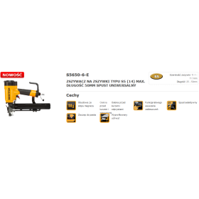 BOSTITCH ZSZYWACZ PNEUMATYCZNY 25-50mm S5