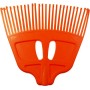 GRABIE PLASTIKOWE DO LIŚCI POMARAŃCZOWE NIEOPRAWIONE XL