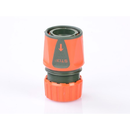 RAMP SZYBKOZŁĄCZE DO WĘŻA OGRODOWEGO  1/2 "GUMA Z FUNKCJĄ STOP