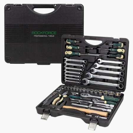ROCKFORCE ZESTAW KLUCZY 110el. 1/2"  1/4"  RF-41101-5
