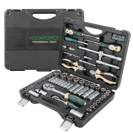 ROCKFORCE ZESTAW KLUCZY  69el. 1/2" 1/4" RF-4603-5