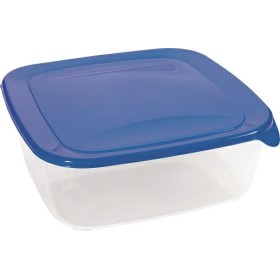 CURVER POJEMNIK NA ŻYWNOŚĆ "FRESH&GO" KWADRATOWY 0,45L   /NIEBIESKI/ TRANSPARENTNY