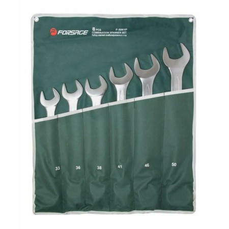 FORSAGE KLUCZ PŁASKO-OCZKOWY kpl. 6szt. (33-50)  33,36,38,41,46,50