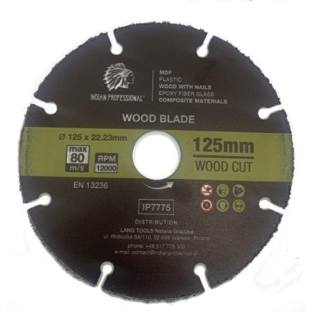 TARCZA UNIWERSALNA 125mm INDIAN PROFESSIONAL