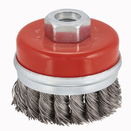 IRWIN SZCZOTKA DOCZOŁOWA M14  70mm z drutu plecionego do szlifierek kątowych do metalu i betonu