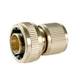 GREENMILL SZYBKOZŁĄCZE DO WĘŻA OGRODOWEGO MOSIĘŻNE  3/4" Z FUNKCJĄ STOP