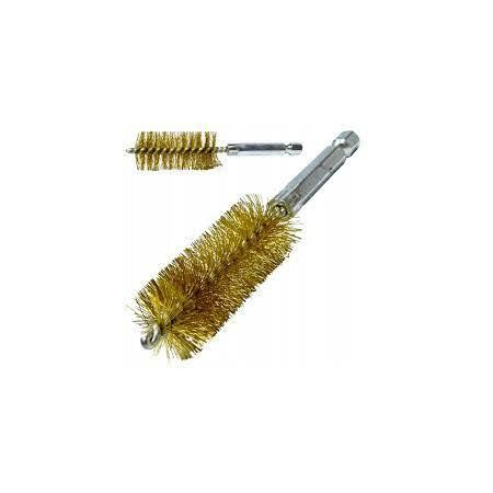 SATRA SZCZOTKA Z DRUTU POWLEKANA MOSIĄDZEM 22 mm