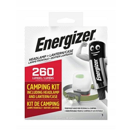 ENERGIZER LATARKA CZOŁOWA VISION HEADLIGHT 260 lm 3 LED 3AAA ZIELONA+CAMPING KIT