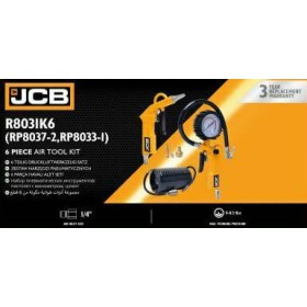 JCB ZESTAW NARZĘDZI PNEUMATYCZNYCH 6el.