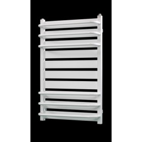 Grzejnik łazienkowy LUX-GP płaski 800x500 mm z przewieszkami 790W biały