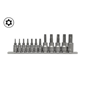 YATO ZESTAW KLUCZY TORX Z OTWOREM NA SZYNIE 12elem.
